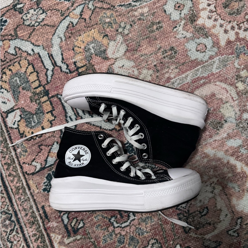 Converse Black and White High-Tops